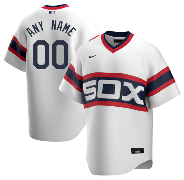 Men's Chicago White Sox ACTIVE PLAYER Custom White Cool Base Stitched Jersey